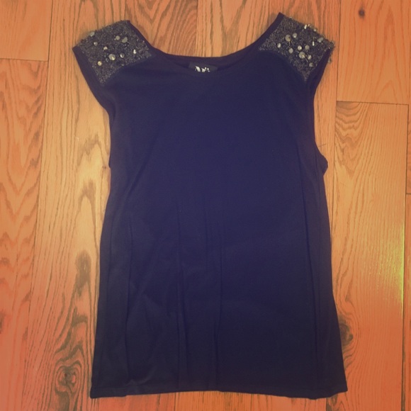 Marine blue sparkly top - Picture 1 of 7